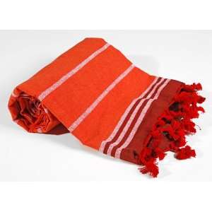   Turkish Towel Pestemal in Cherry Red. Turkish Bath Towel Everything