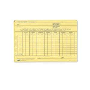  Employee Time Report Card, Weekly, 6 x 4, 100/Pack