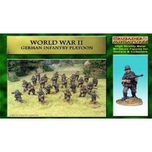   World War II German Infantry Platoon Box (24) Toys & Games