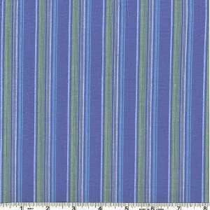  45 Wide Stretch Shirting Stripe Blue Fabric By The Yard 