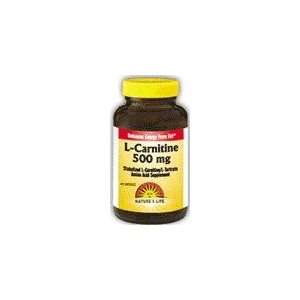   Carnitine ( Releases Energy From Fat ) 500 mg 60 Capsules Natures Life