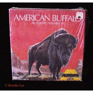  Aurora American Buffalo Model Kit 1972 Vintage Collectible 