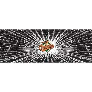   Baltimore Orioles Shattered Auto Rear Window Decal