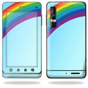   Cover for Motorola Droid 3 Android Smart Phone Cell Phone   Rainbow