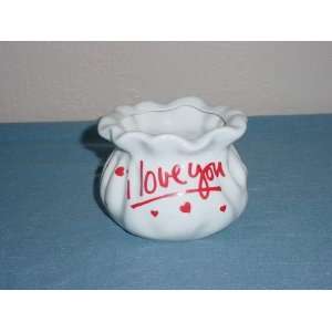  Porcelain I Love You Valentine Bowl 