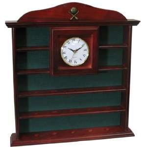  Golf Ball Cabinet with Clock