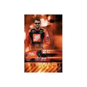   Sports Poster Tony Stewart Nascar Racing 22x34 Print 