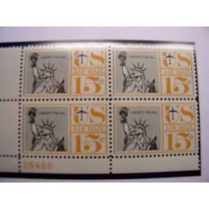  US Postage Stamps, 1959, Statue of Liberty, S# C58, Plate 