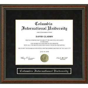 Columbia International University (CIU) Diploma Frame  
