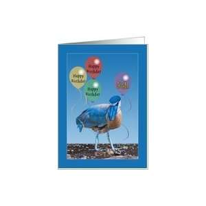  5th Birthday Card with Balloons and Heron Card Toys 