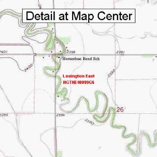   Map   Lexington East, Nebraska (Folded/Waterproof)