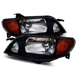  01 03 Mazda Protege Headlights   Black Automotive
