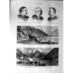   1888 English Church Switzerland Sikkim India Levi Men