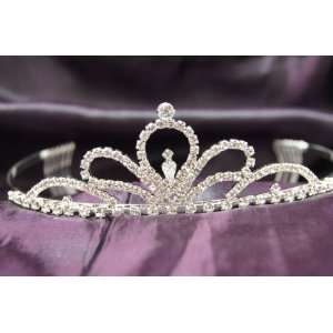  Beautiful Princess Bridal Wedding Tiara Crown with Clear 
