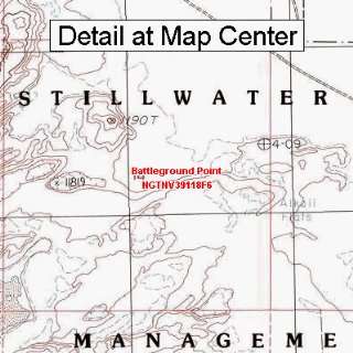   Quadrangle Map   Battleground Point, Nevada (Folded/Waterproof