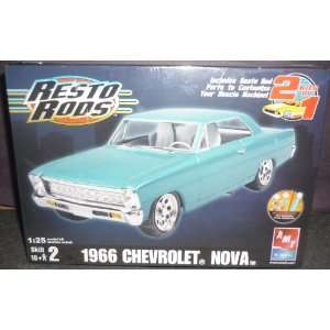  AMT 1966 Chevy Nova Resto Rods 2 in 1 Toys & Games