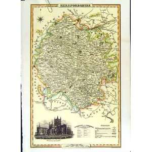  C2000 Map England County Herefordshire Cathedral