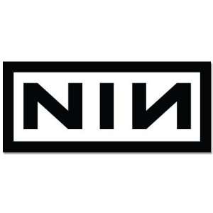  Nine Inch Nails NIN Trent Reznor sticker decal 6 x 3 