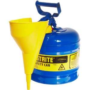 Justrite 7120310 Type I Galvanized Steel Safety Can with 