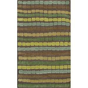  The Rug Market Ecconox Crete 72285 Brown and Blue and Tan and Green 