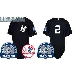 Big & Tall Gear   New York Yankees Authentic MLB Jerseys #2 Derek 