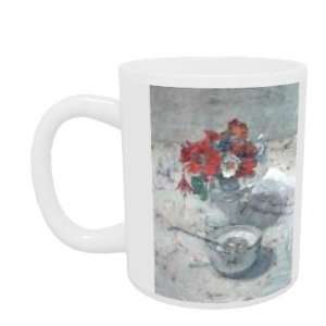   Flowers (oil on canvas) by Diana Armfield RW RWS   Mug   Standard Size