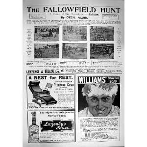 1900 ADVERTISEMENT FALLOWFIELD HUNT SOAP CHAIR SAUCE 