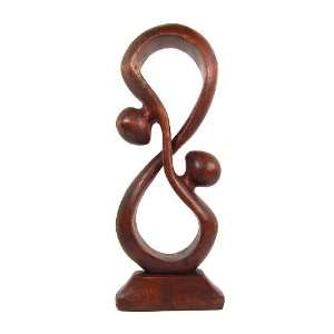  Lovers Twist Abstract Carving From Tropical Wood 