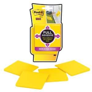  Post it Super Sticky Full Adhesive Notes, Yellow, 3 x 3 