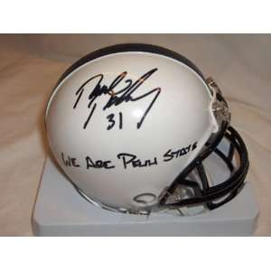 Paul Posluszny Penn State Nittany Lions Autographed Mini Helmet with 