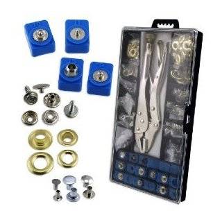 Snap, Grommet, & Rivet Tool Kit for Tarps Complete With Over 400 