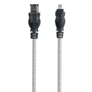  Belkin 4 Pin to 6 Pin FireWire Cable (6 Ft./1.83 m) Electronics