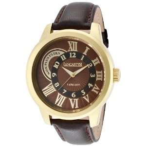  Mens Non Plus Ultra Brown Textured Dial Gold IP Case 