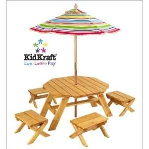  Octagon Kids Picnic Table by KidKraft
