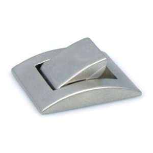  Contemporary Folding Design Knob in Matte Nickel (Set of 