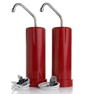  Clean Pure Countertop Water Filter 2 pack   Red, White or 