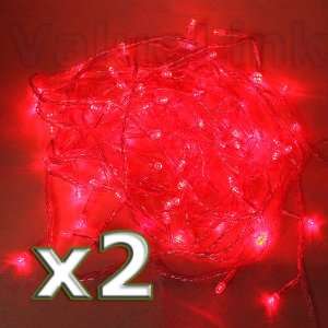   Red 10M 100 LED 8 modes Christmas/Decoration Fairy Party String Lights