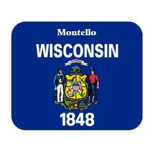    US State Flag   Montello, Wisconsin (WI) Mouse Pad 