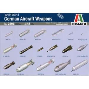  WWII German Aircraft Weapons 1/48 Italeri Toys & Games