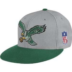 Mitchell & Ness Philadelphia Eagles Throwback Xl Logo Fitted Hat 8 