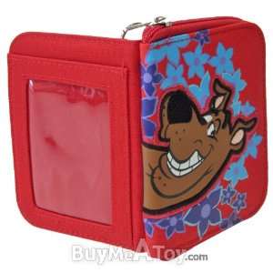 Scooby Doo Red Two Fold Wallet with Zipper Coin Purse  