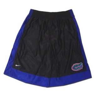 Nike Florida Gators Black W/Blue Trim HARD SCREEN Basketball Shorts 