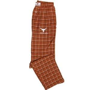    Texas Longhorns Burnt Orange Plaid Pajama Pants