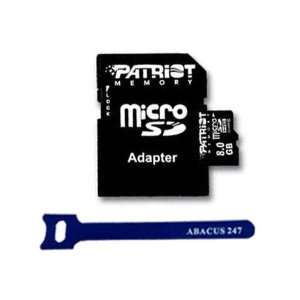  Patriot Signature Line 8gb MicroSDHC Flash Memory Card 8 