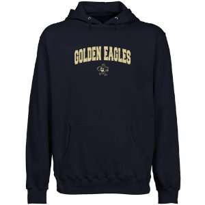 Oral Roberts Golden Eagles Navy Blue Logo Arch Lightweight Pullover 