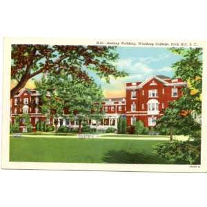   Postcard Roddey Building   Winthrop College   Rock Hill South Carolina