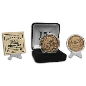  Bears Highland Mint SB XLI Bronze Coin