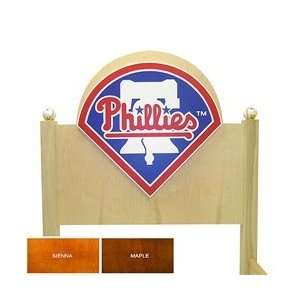 Sports Furniture Philadelphia Phillies Twin Headboard   Natural One 