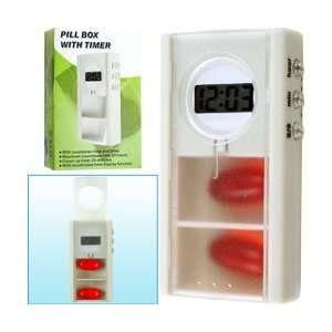 New Trademark Pill Box With Digital Timer And Alarm Reminder Countdown 