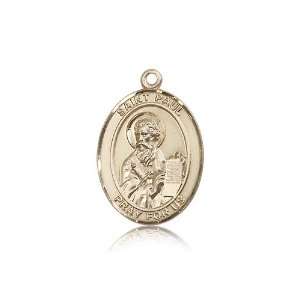  14kt Gold St. Paul the Apostle Medal Jewelry